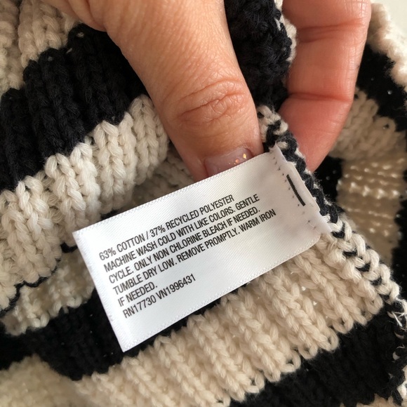 a new day Black and White Striped Tank Top - Picture 4 of 5